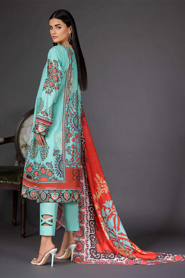 Deeba S/S Digital Lawn`23 D#1 (Sea Green)