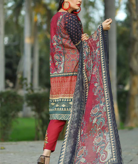 Desert Rose Emb Lawn`20 D#11