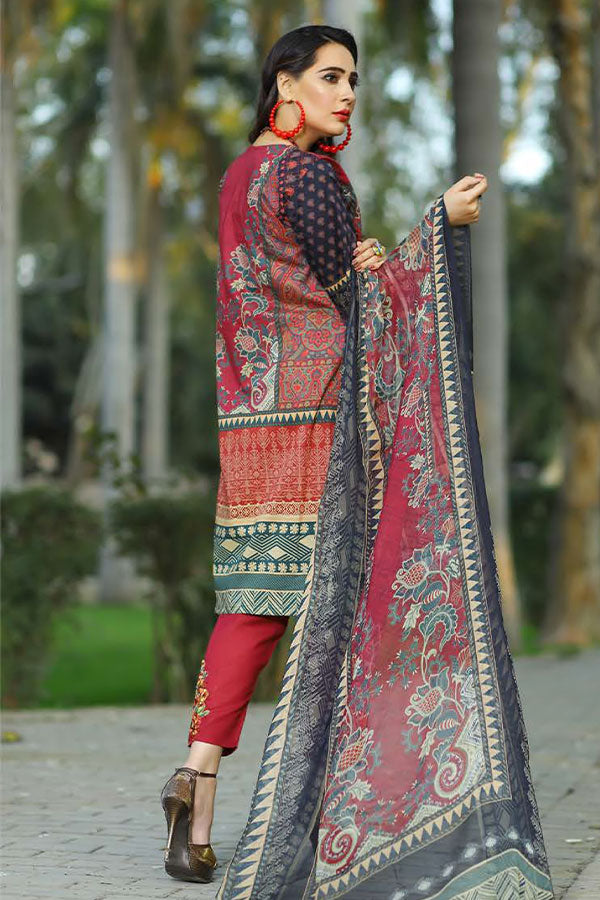 Desert Rose Emb Lawn`20 D#11