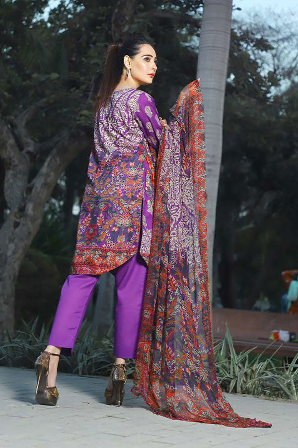 Desert Rose Emb Lawn`20 D#15