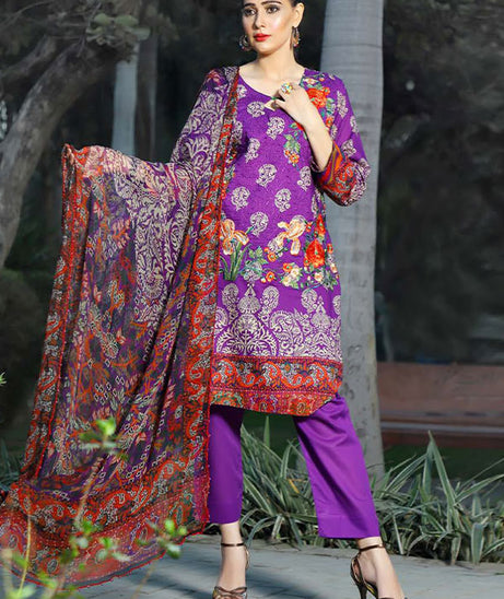 Desert Rose Emb Lawn`20 D#15