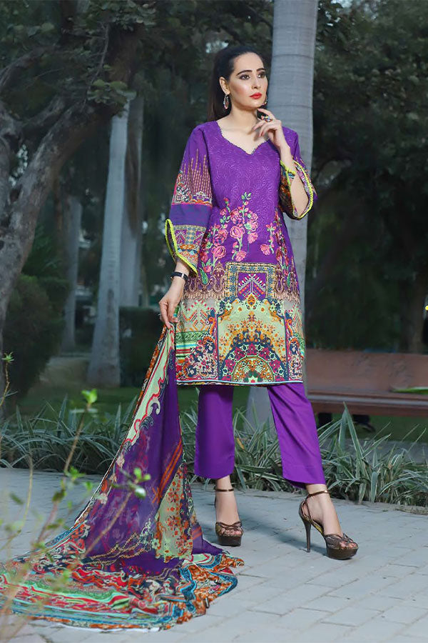 Desert Rose Emb Lawn`20 D#17