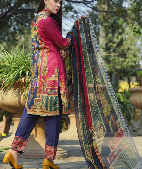 Desert Rose Emb Lawn`20 D#19