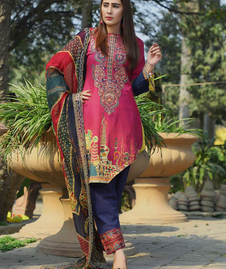 Desert Rose Emb Lawn`20 D#19