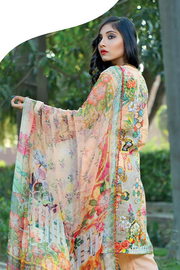 Desert Rose Emb Lawn`20 D#02