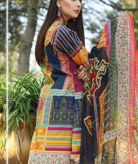 Desert Rose Emb Lawn`20 D#20