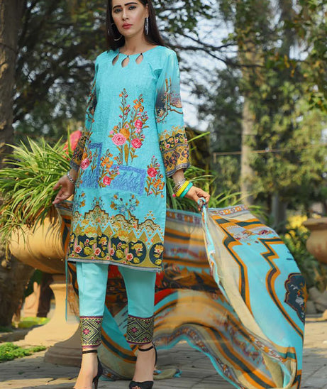Desert Rose Emb Lawn`20 D#21
