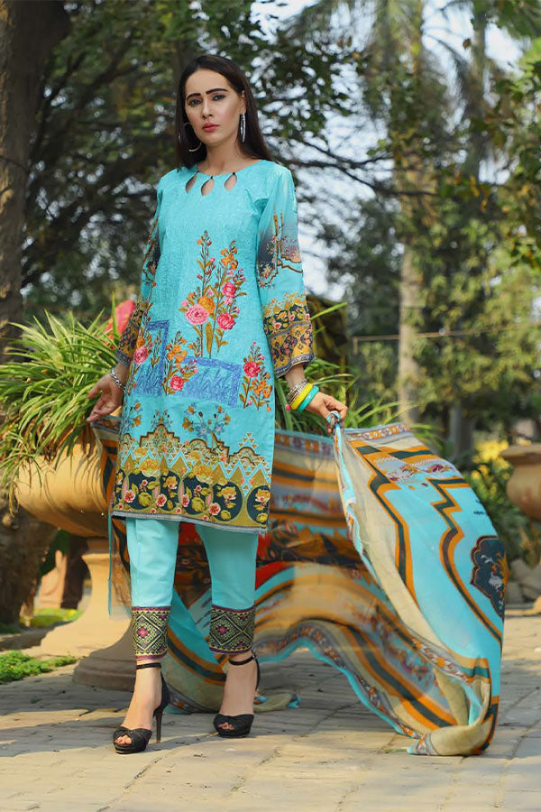 Desert Rose Emb Lawn`20 D#21