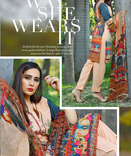 Desert Rose Emb Lawn`20 D#05