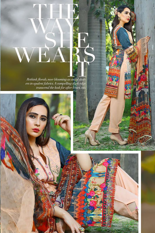 Desert Rose Emb Lawn`20 D#05