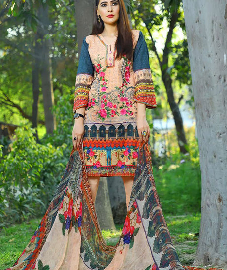 Desert Rose Emb Lawn`20 D#05
