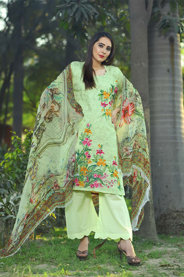 Desert Rose Emb Lawn`20 D#07