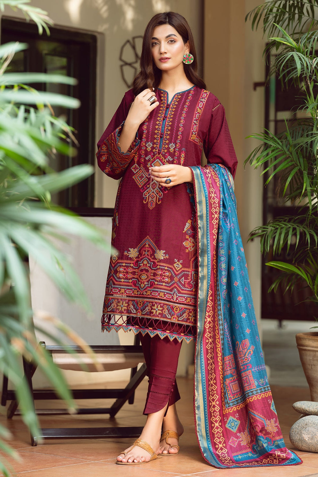 Jazmin Iris Lawn SS`23 D#03 (CORDELIA)