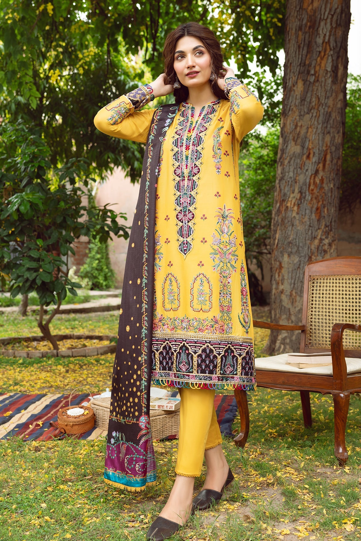 Jazmin Iris Lawn SS`23 D#07 (CASSIA)