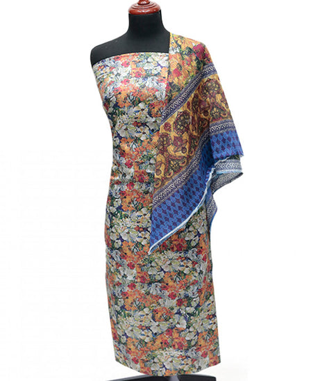 Digital Print Lawn 3Pcs D#02-B