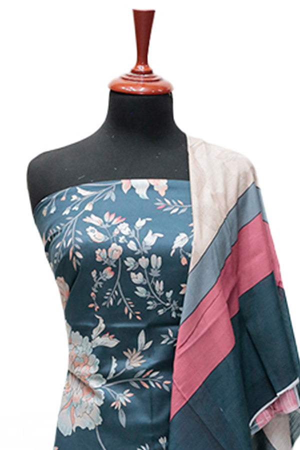 Digital Print Lawn 3Pcs D#02-R