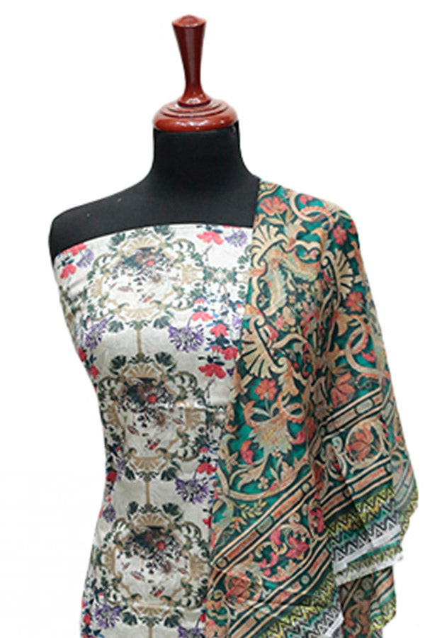 Digital Print Lawn 3Pcs D#02-S