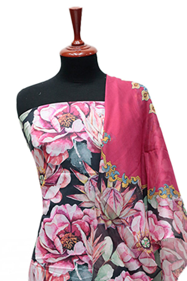 Digital Print Lawn 3Pcs D#02-U