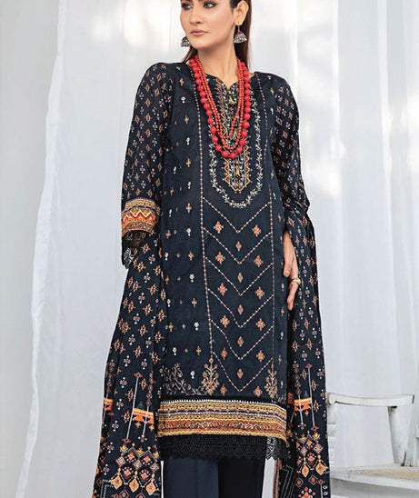 Dosti Emb Print Lawn`23 V#3 D#02