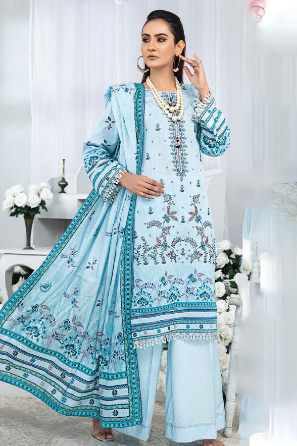 Dosti Emb Print Lawn`23 V#3 D#04