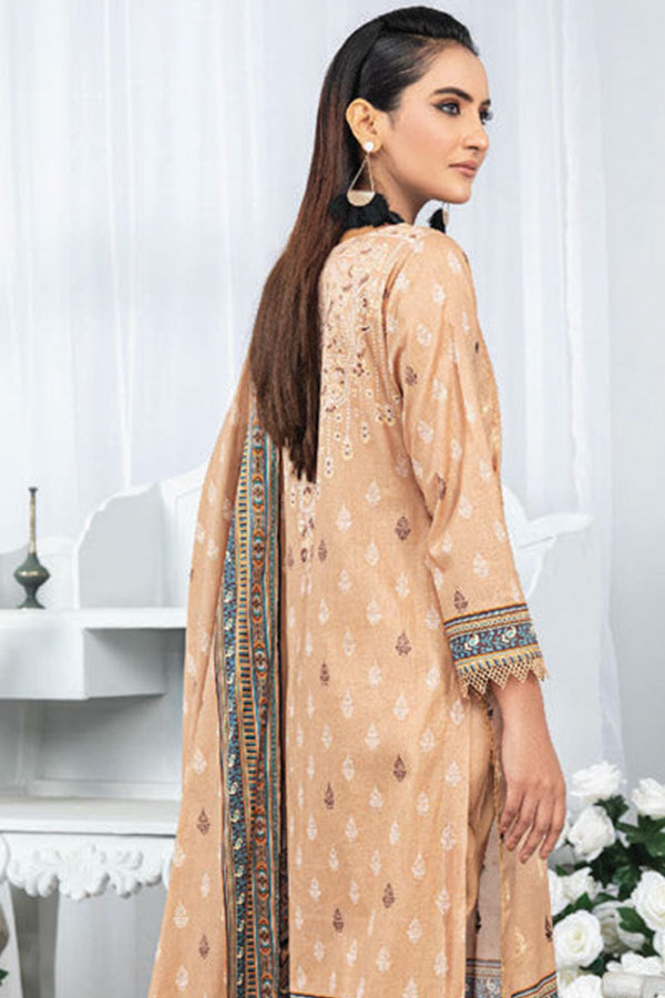 Dosti Emb Print Lawn`23 V#3 D#06