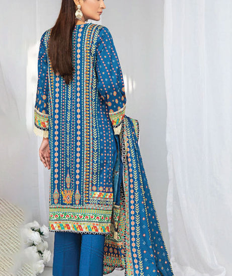 Dosti Emb Print Lawn`23 V#3 D#10