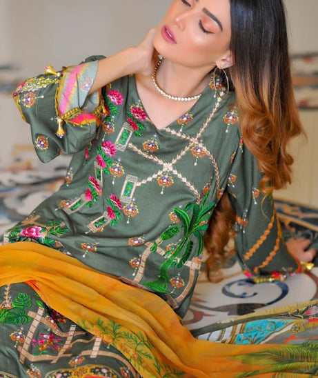 E9 Digital Viscose Linen`22 D#18