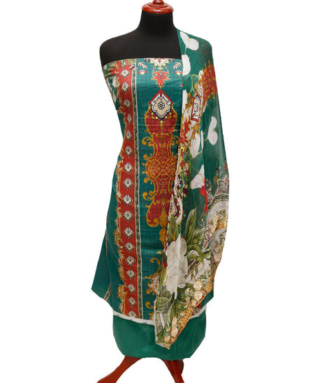 E9 Egyption P/Lawn B/Dupatta`22 D#890 D Green