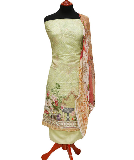E9 Egyption P/Lawn B/Dupatta`22 D#892 Pista