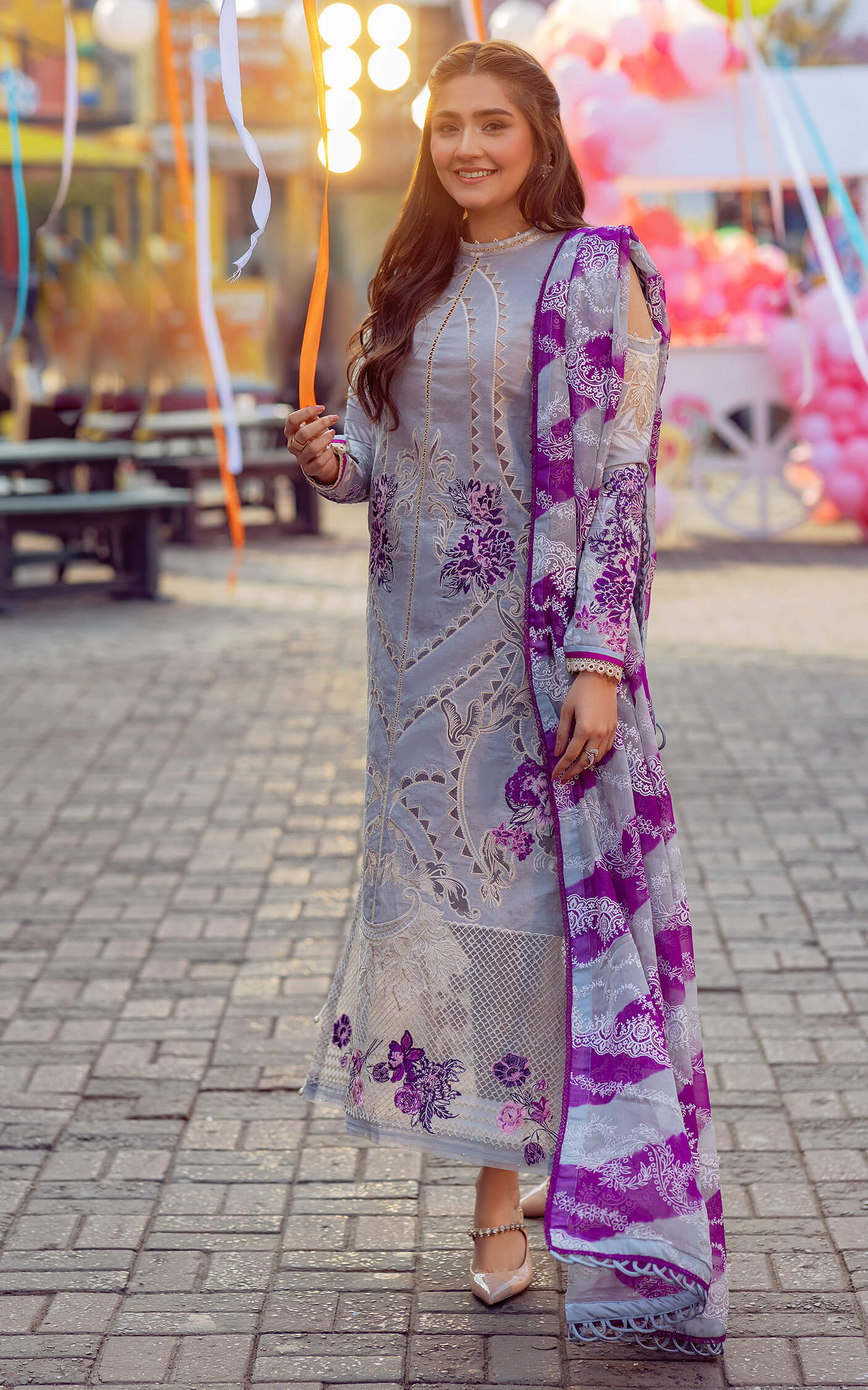 Asifa &amp; Nabeel Lilibet Luxury Lawn'22 SL#09