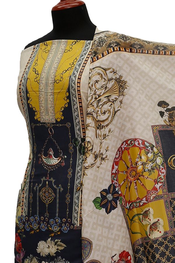 Egyption E9 D/Cotail Lawn`21 D#12101 (Fawn)