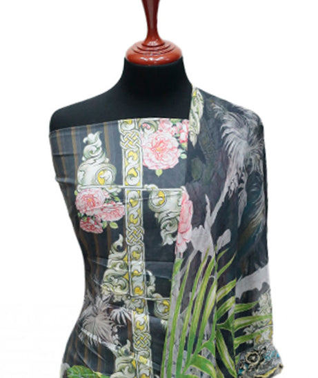 Egyption E9 D/Emb Lawn`25 D#888 (Black)