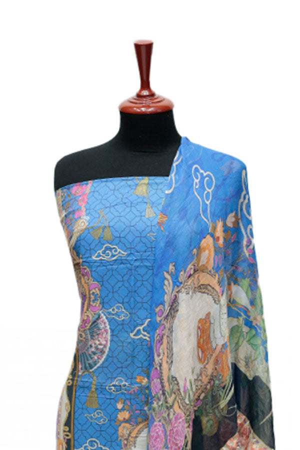 Egyption E9 D/Emb Lawn`25 D#891 (Blue)