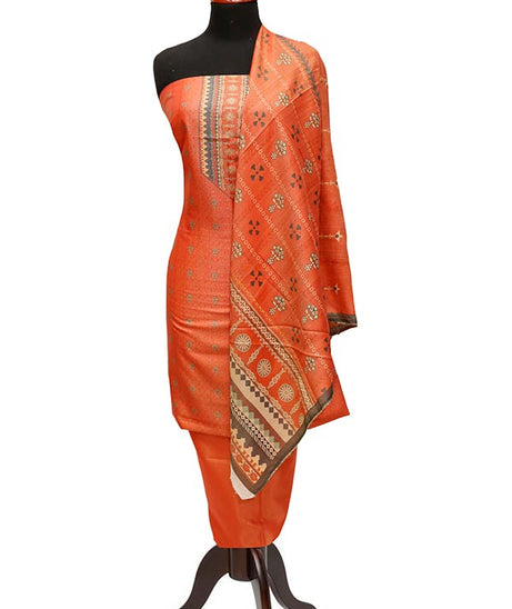 Egyption E9 D/Jacquard Lawn`23 D#9560 D Peach