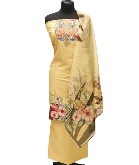 Egyption E9 D/Lawn M/Dupatta`22 D#410 Golden