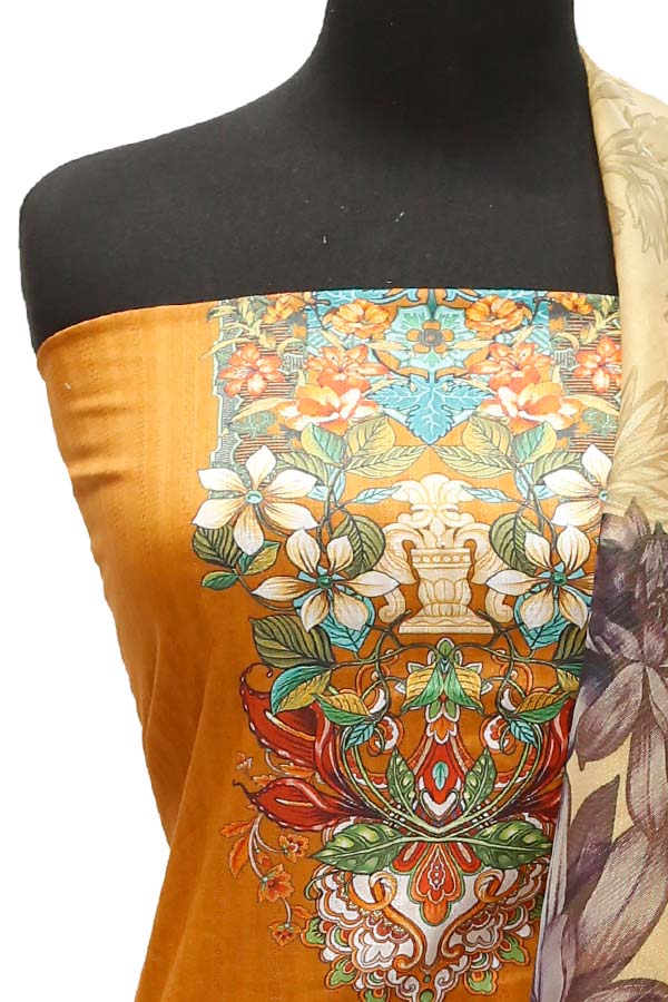Egyption E9 D/Lawn M/Dupatta`22 D#419 D Rust