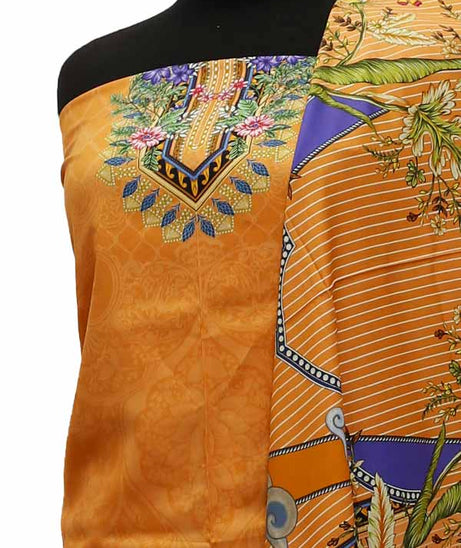 Egyption E9 D/Print Linen`21 D#138 (Peach)