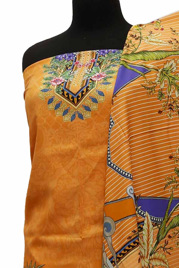 Egyption E9 D/Print Linen`21 D#138 (Peach)