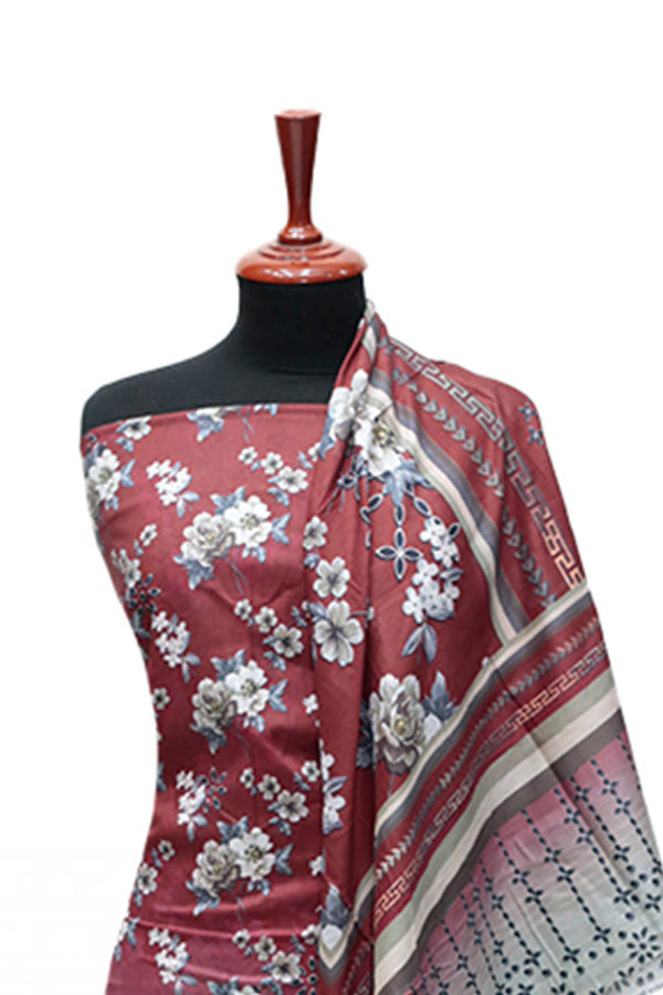 Egyption E9 Exclusive Lawn`25 D#4432 (Maroon)