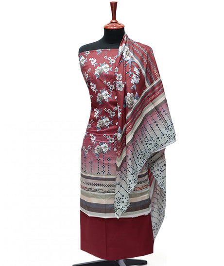 Egyption E9 Exclusive Lawn`25 D#4432 (Maroon)