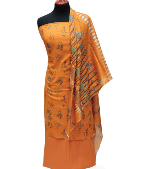 Egyption E9 H/ Noor Lawn`25 D#5263 (Mustard)