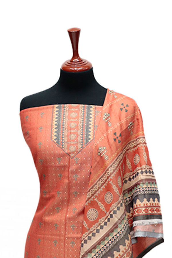 Egyption E9 Jacquard Lawn`25 D#9560 (Orange)