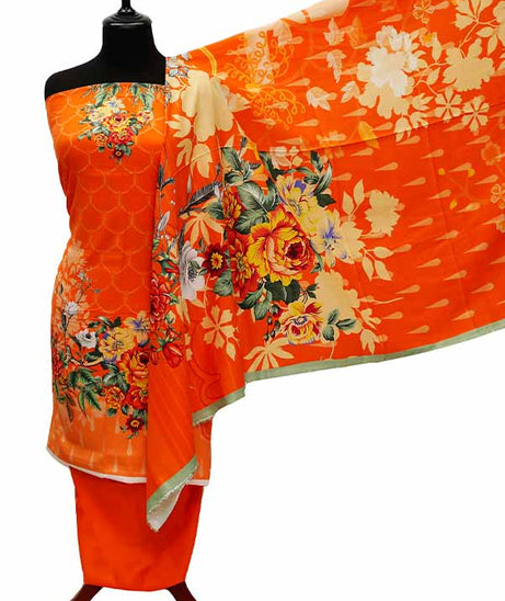 Egyptian E9 Jacquard Linen`21 D#2105 (Orange)