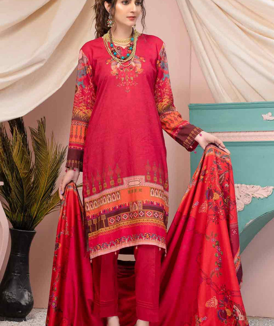 Egyption E9 D/Dhanak Linen'21 D#1508 D Red