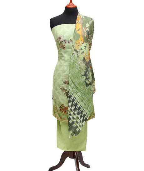 Egyption E9 Lawn V/Dupatta`23 D#6503 L Green