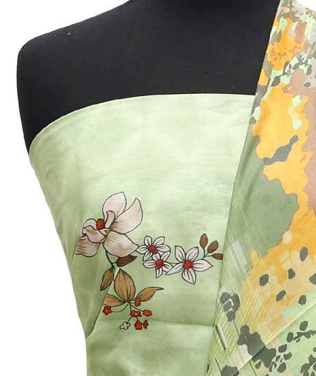 Egyption E9 Lawn V/Dupatta`23 D#6503 L Green