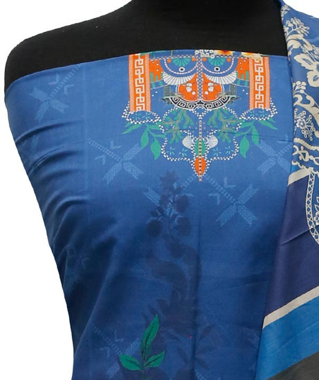 Eiza D/Print Lawn`22 D#8621 Blue