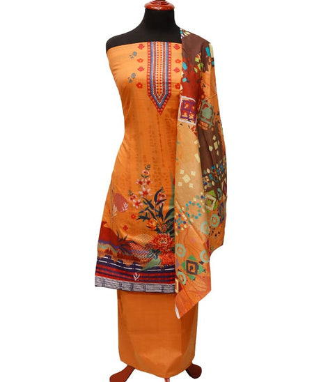Eiza D/Print Lawn`22 D#8622 Orange
