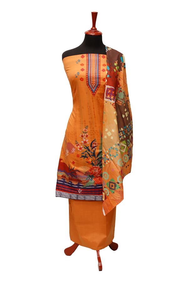 Eiza D/Print Lawn`22 D#8622 Orange