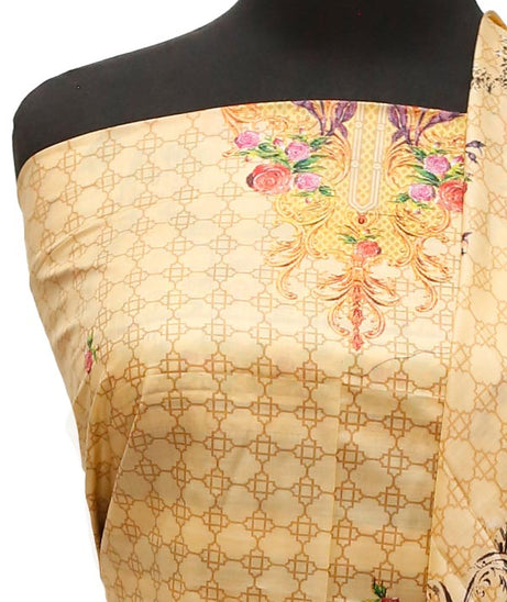 Eiza Print Lawn'21 D # 1046  Golden
